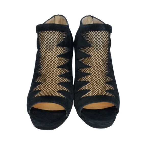 Christian Louboutin Disorder 120 Suede Heeled Booties Boots - Picture 3 of 8